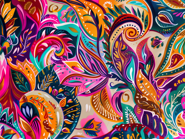 Vibrant Swirl